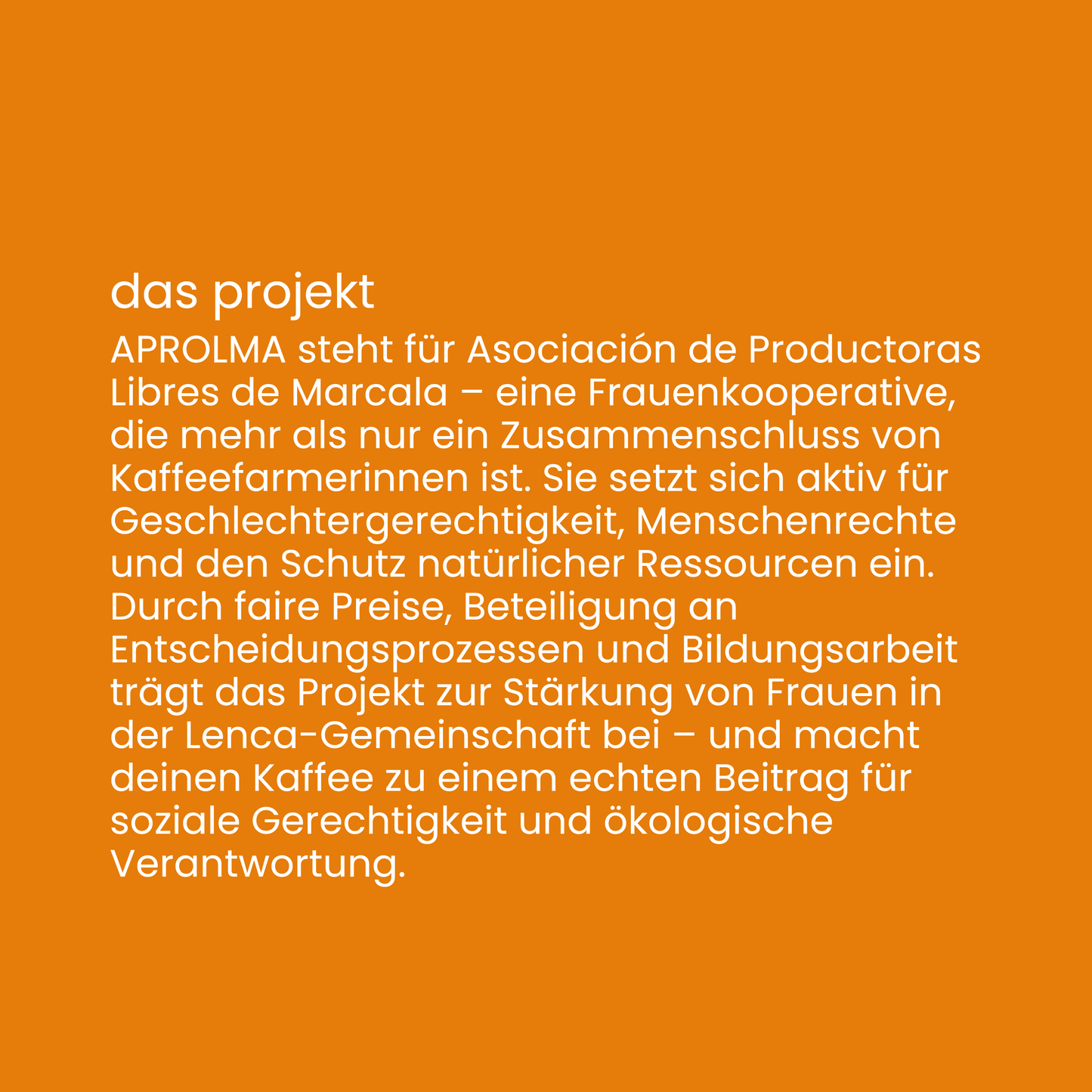 Honduras Projektkoffie Nr. 5